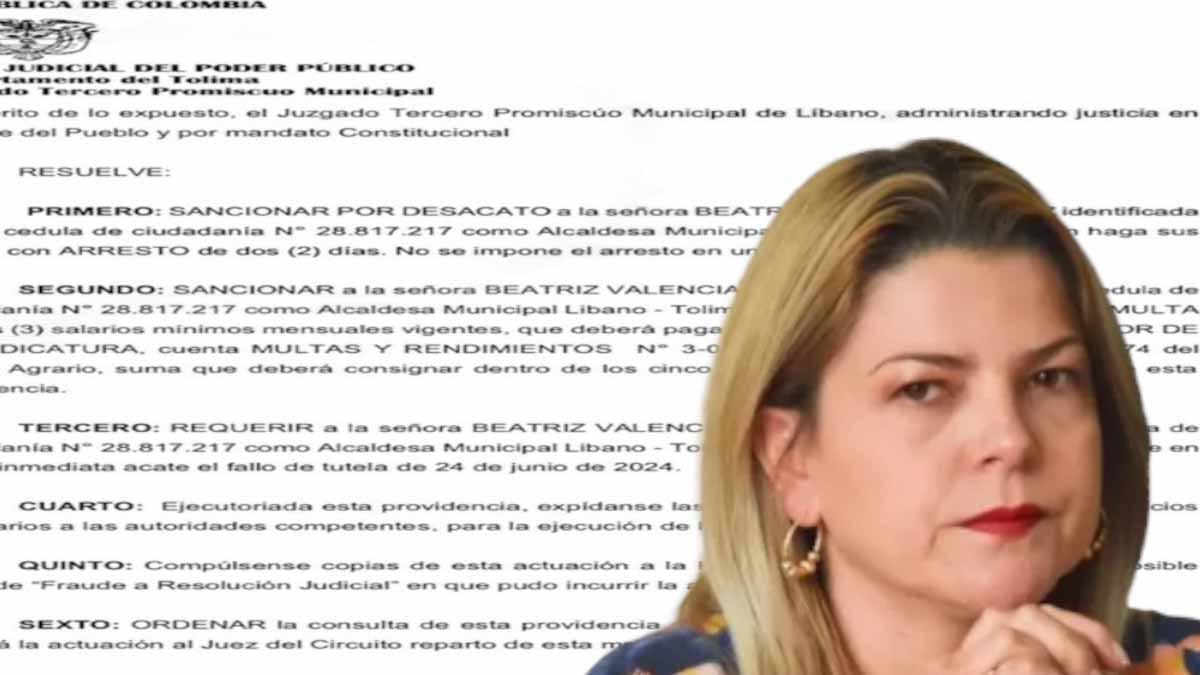 Orden de arresto a la alcaldesa del Líbano