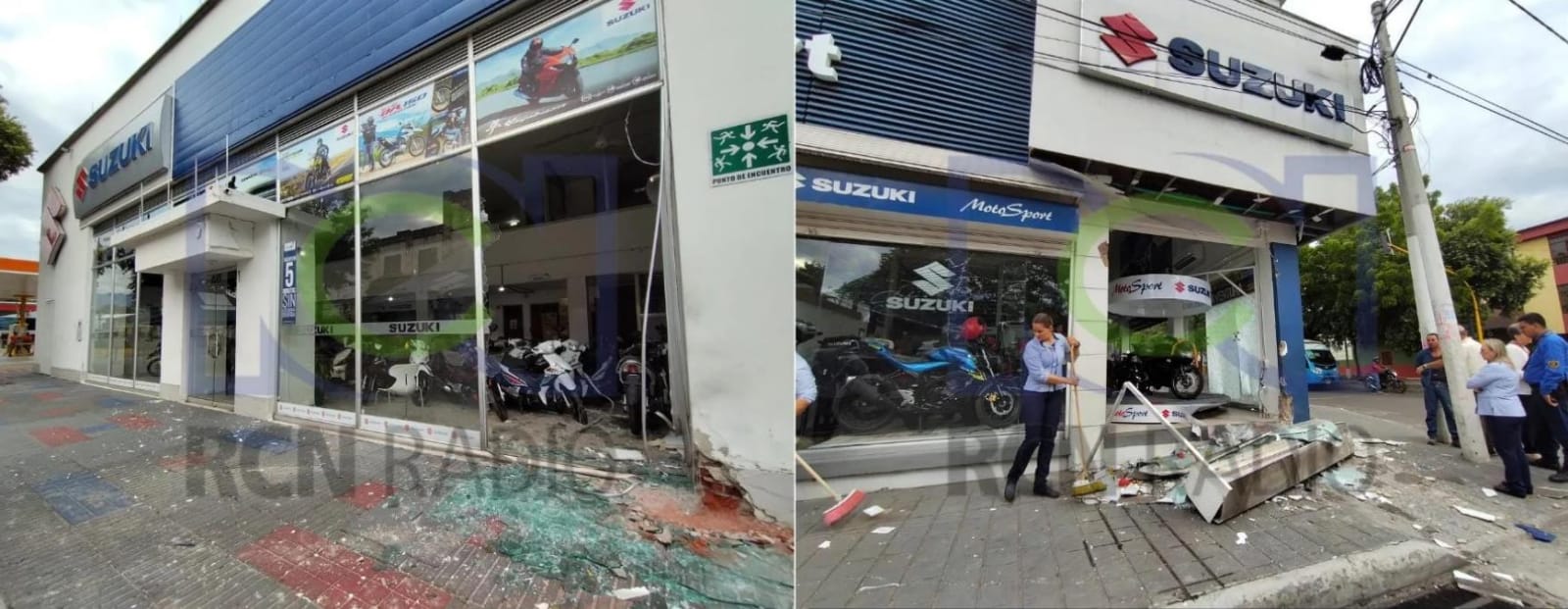 En Neiva se registraron dos detonaciones con artefacto explosivo a almacenes de motos