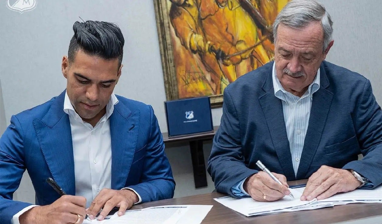 Falcao firmó contrato con Millonarios