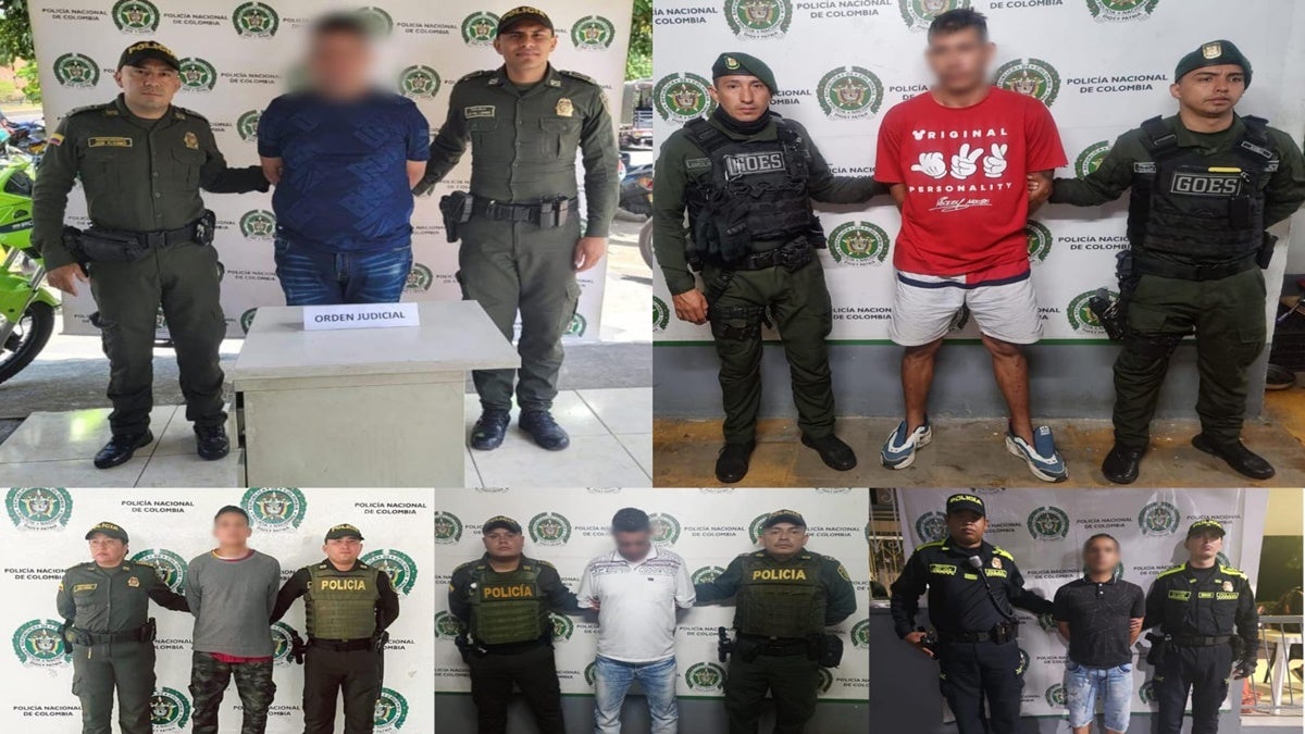 Cayeron cinco presuntos homicidas en Ibagué