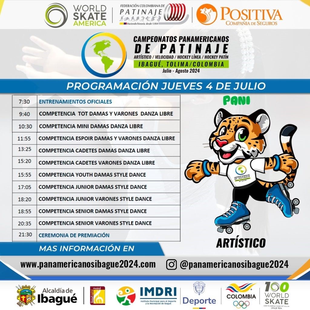 PROGRAMACIÓN DE JUEVES 4 DE JULIO