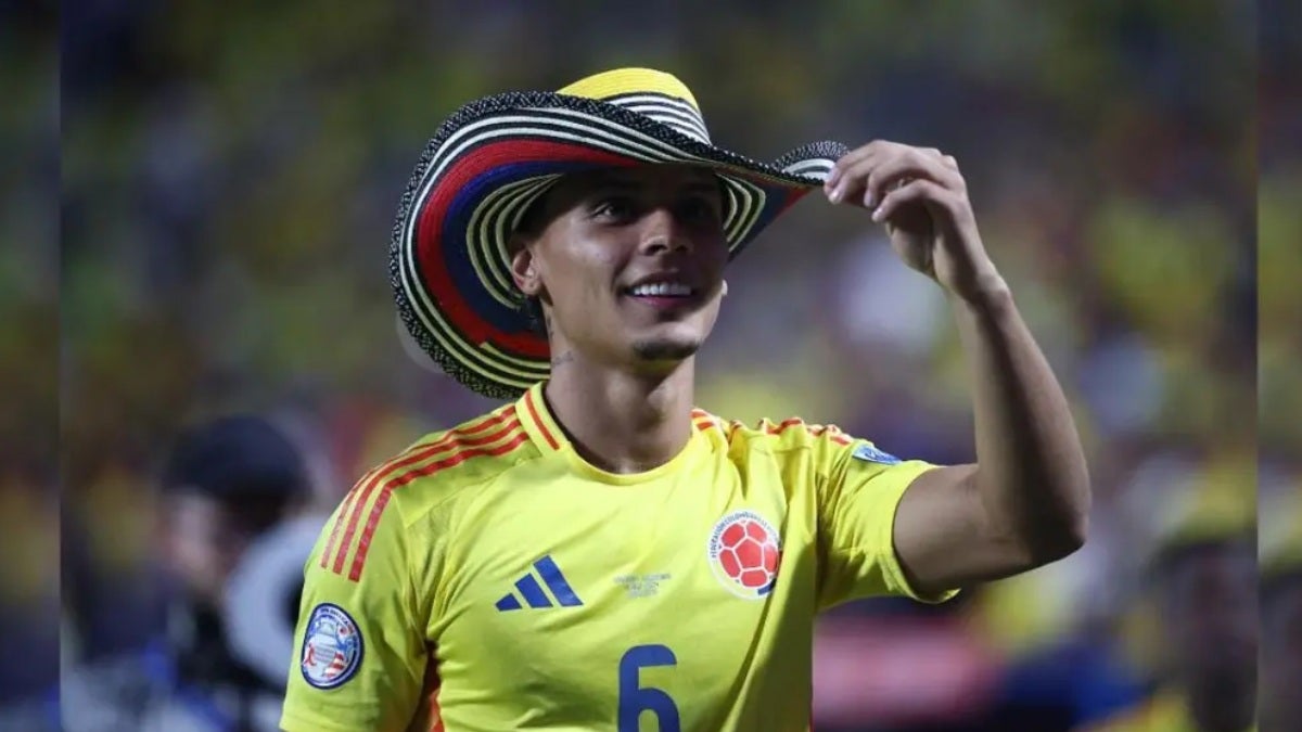 Richard Ríos, jugador de la Selección Colombia.