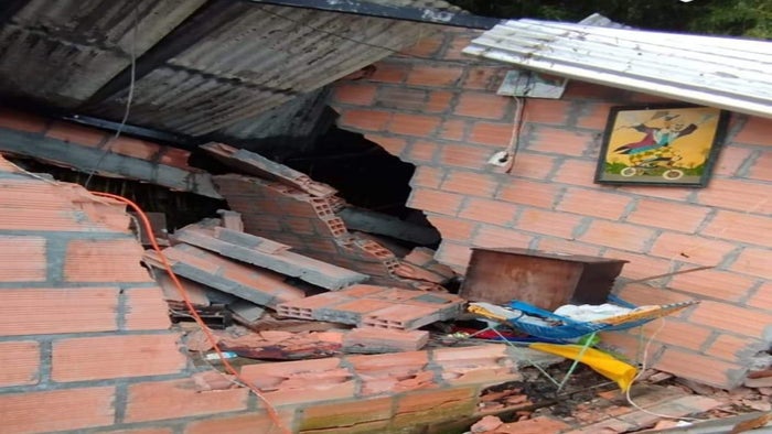 Viviendas afectadas por las lluvias - Líbano