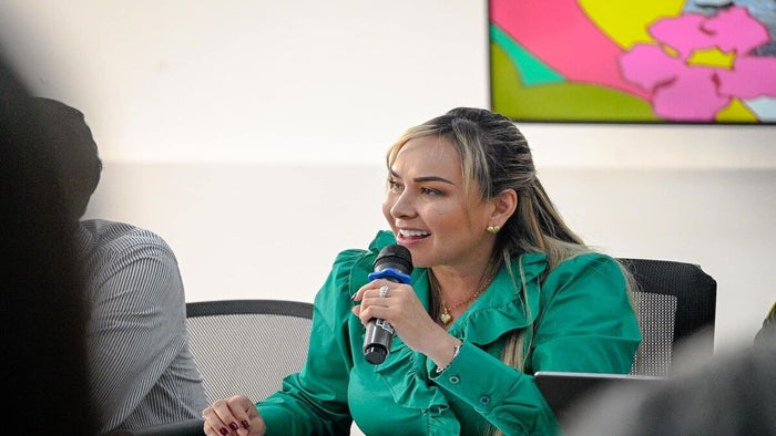 Alcaldesa Johana Aranda