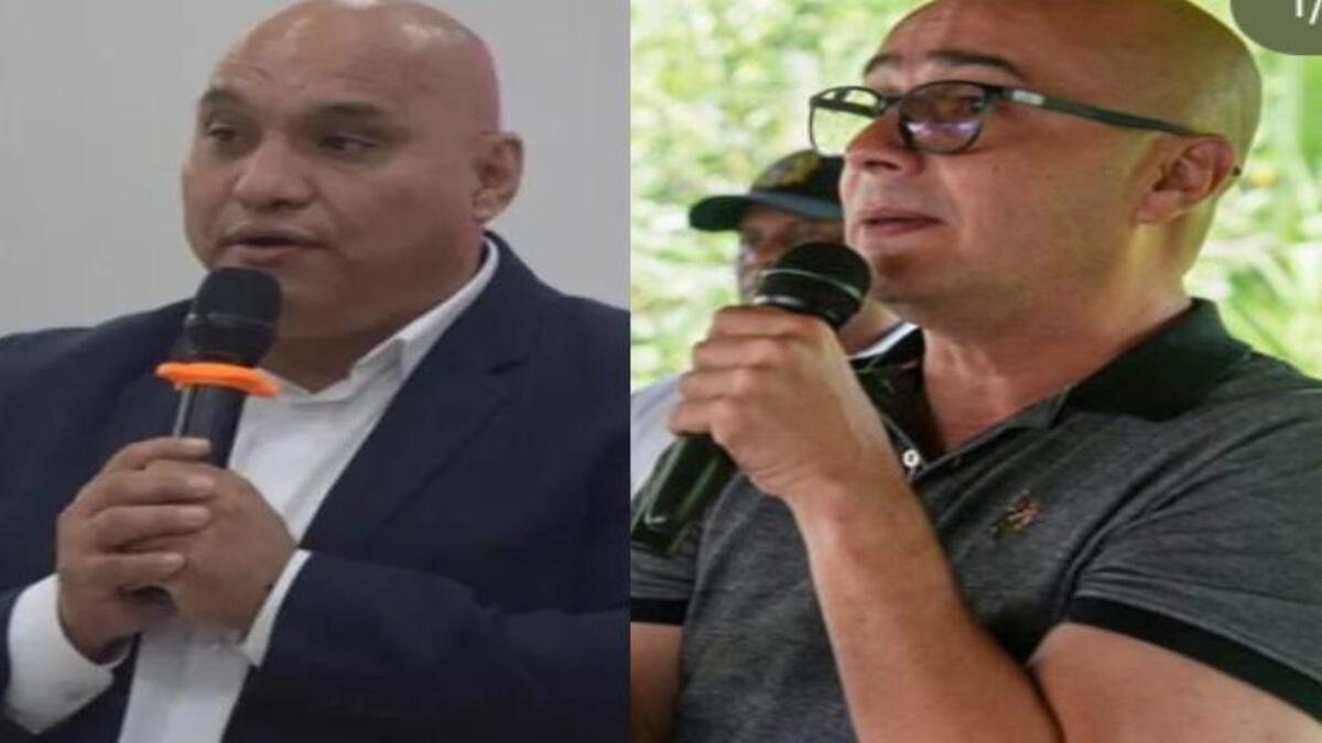 Concejal Giovanny Martínez y Jorge Bolívar