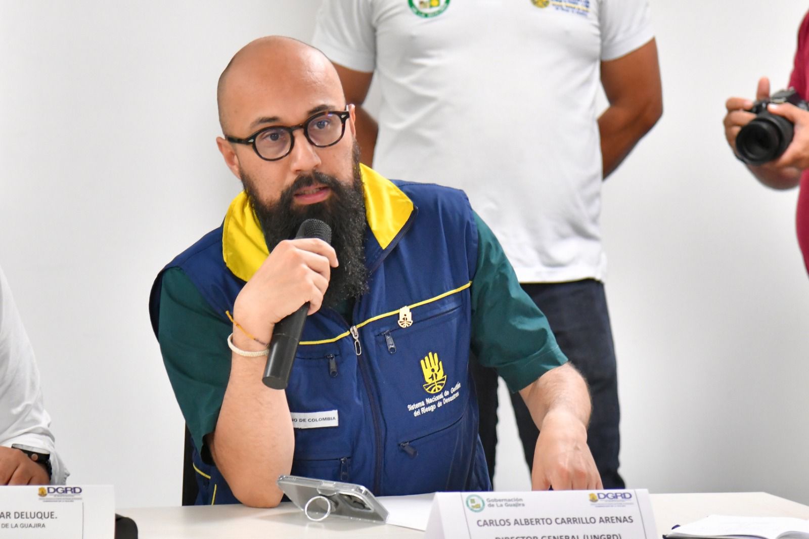 Director de Gestión del Riesgo Carlos Carrillo