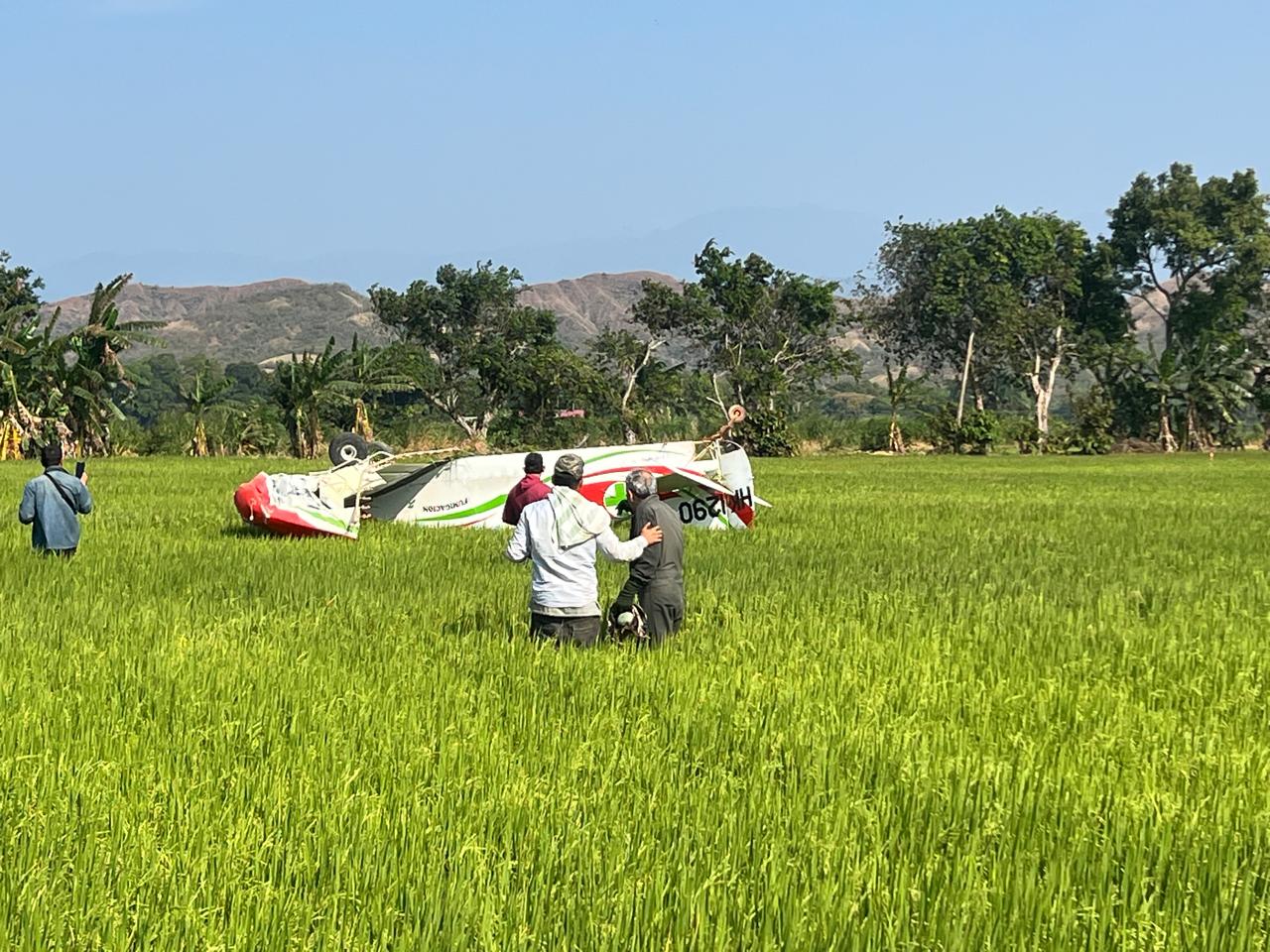 Avioneta de fumigación se accidentó en zona rural de Campoalegre, Huila