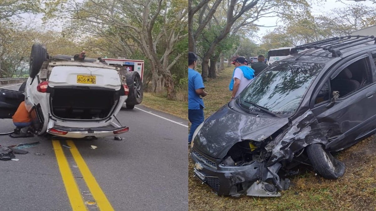 Cuatro heridos dejó accidente entre dos particulares en el sector de Chucuní