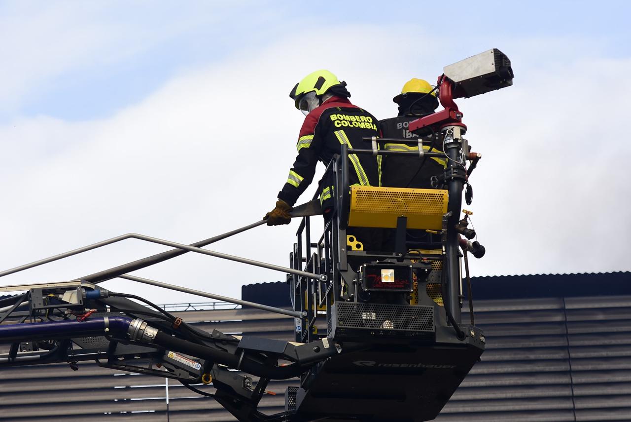Bomberos y atención ibagué