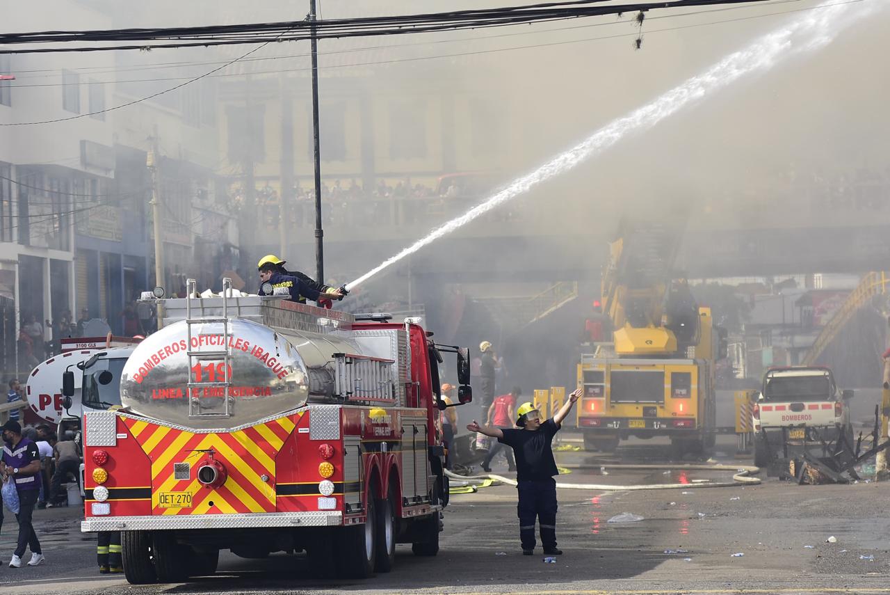 Bomberos y atención ibagué