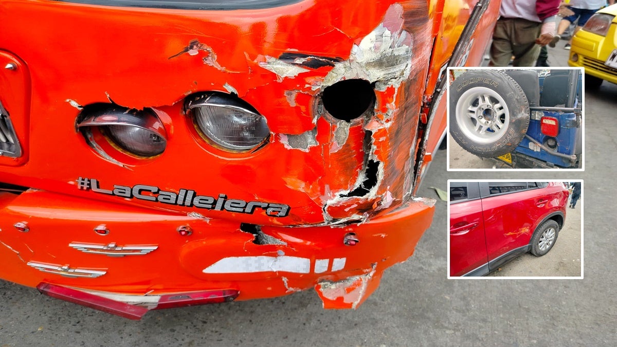 Pánico generó la falla en los frenos de una buseta en inmediaciones de la Plaza de la 21 en Ibagué