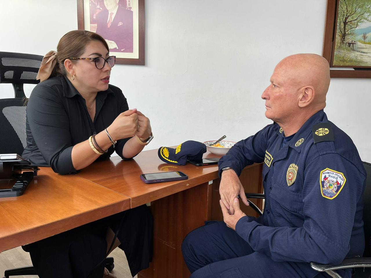 Bomberos y atención ibagué