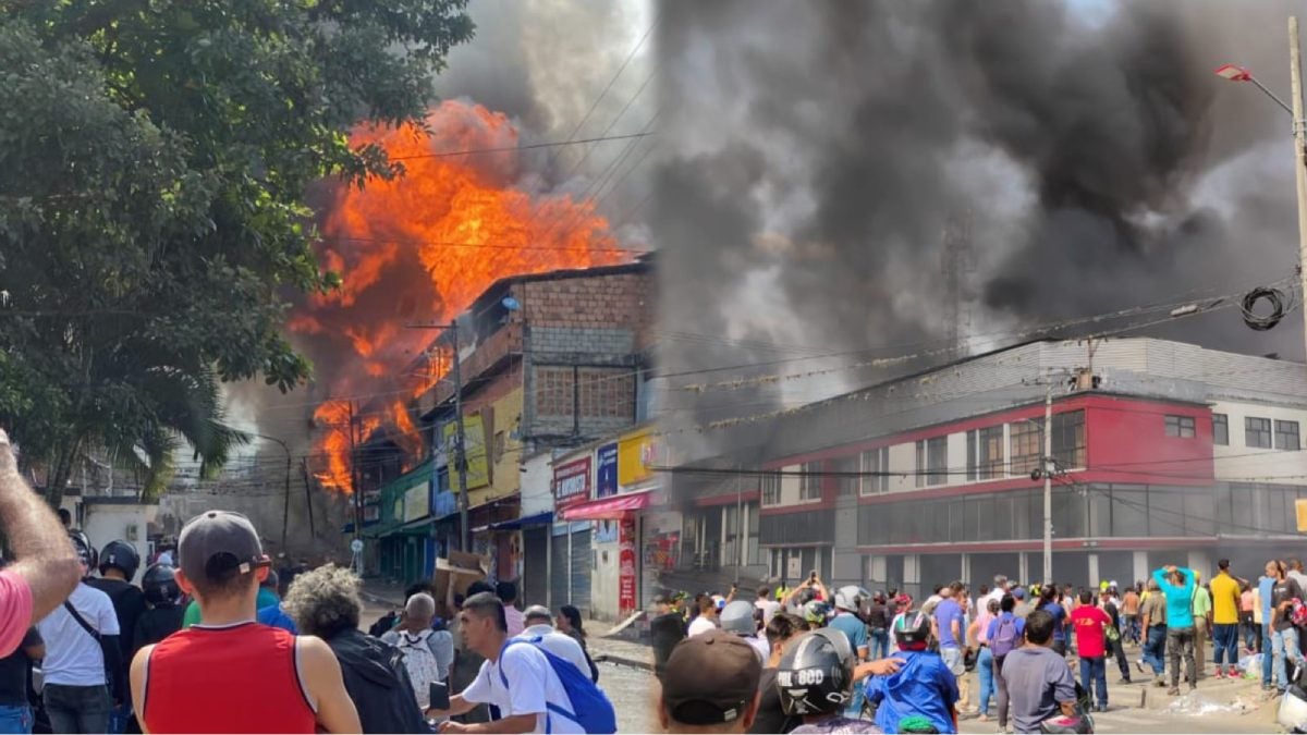 Incendio Centro Ibagué Agosto 2024