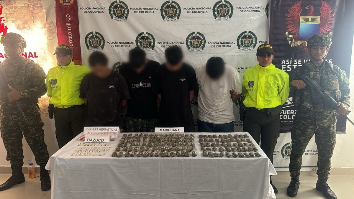 Tras cuatro cinematográficos allanamientos desarticularon la banda ‘Los Guiros’ en Mariquita