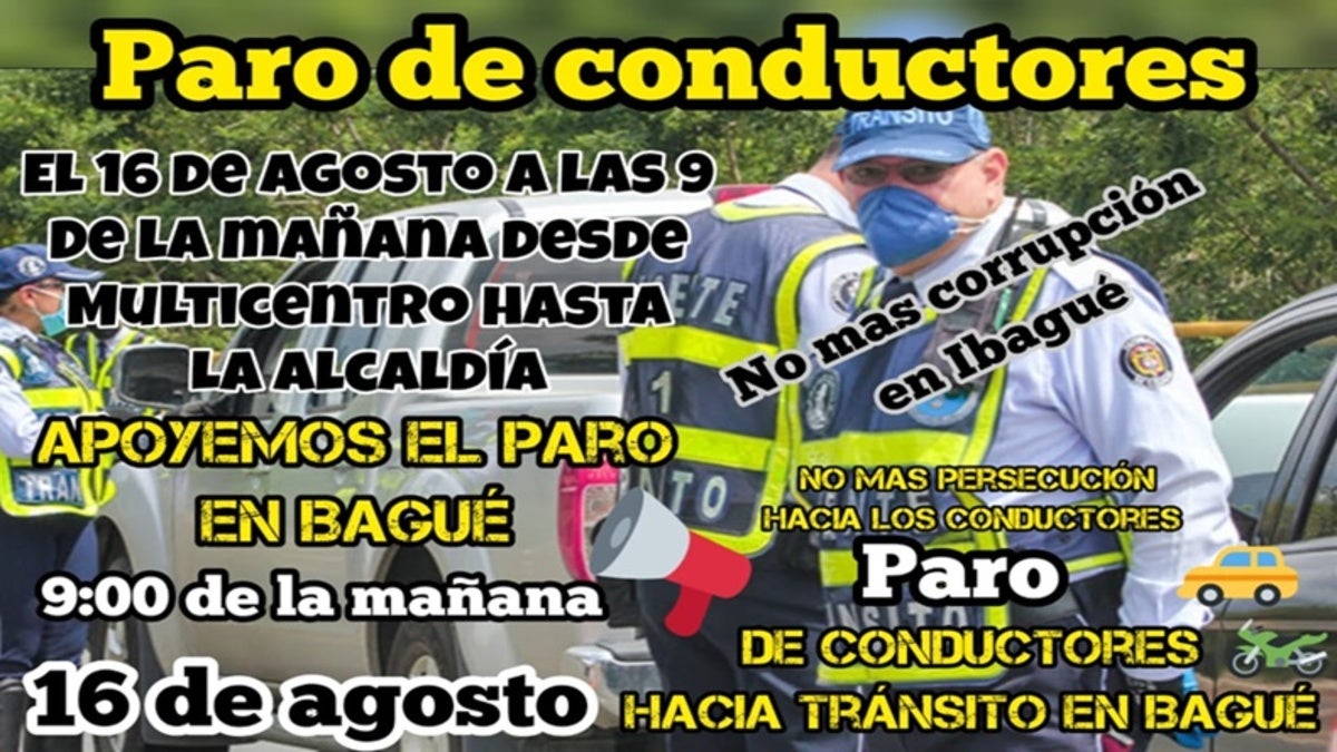 Paro de conductores