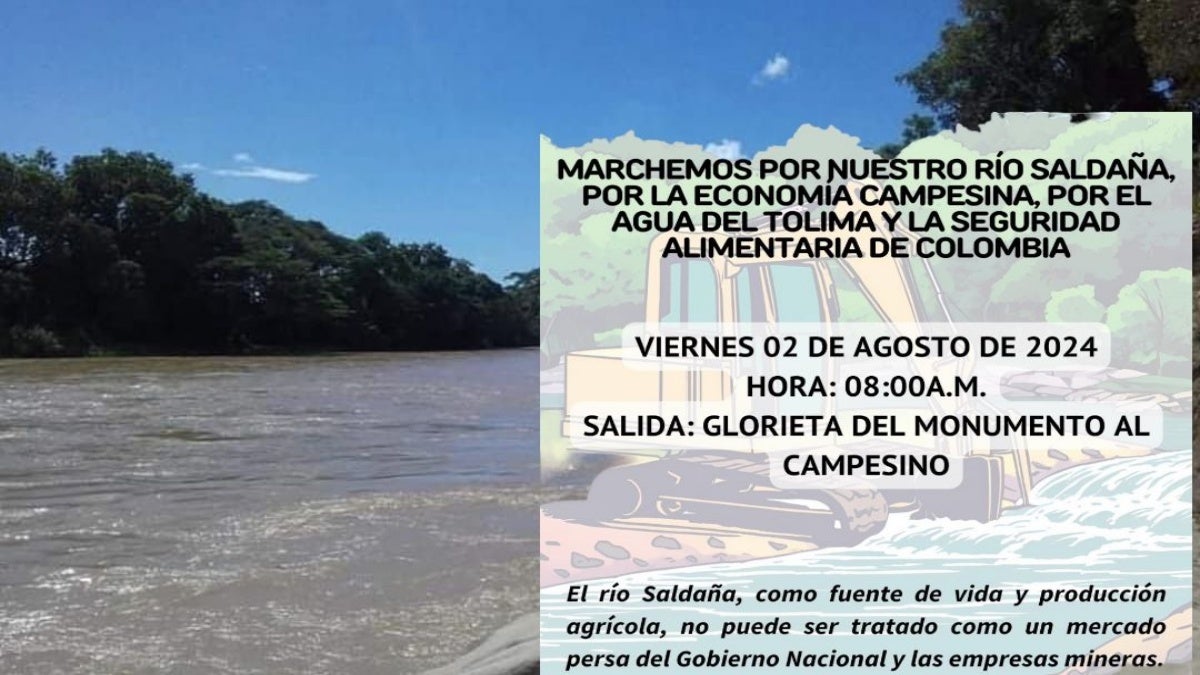 Protesta río Saldaña