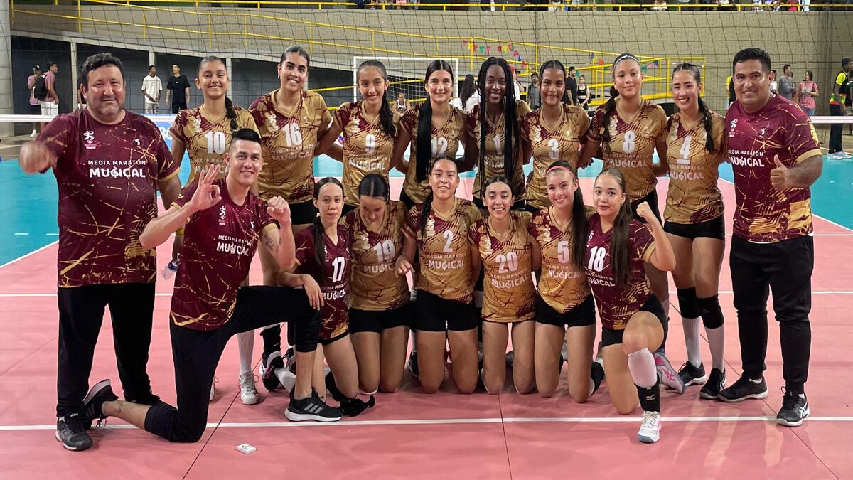 El voleibol femenino del Tolima, estará en los Juegos Nacionales de la Juventud 2024