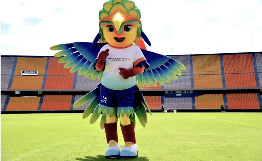 Kinti, mascota del Mundial Femenino Sub-20