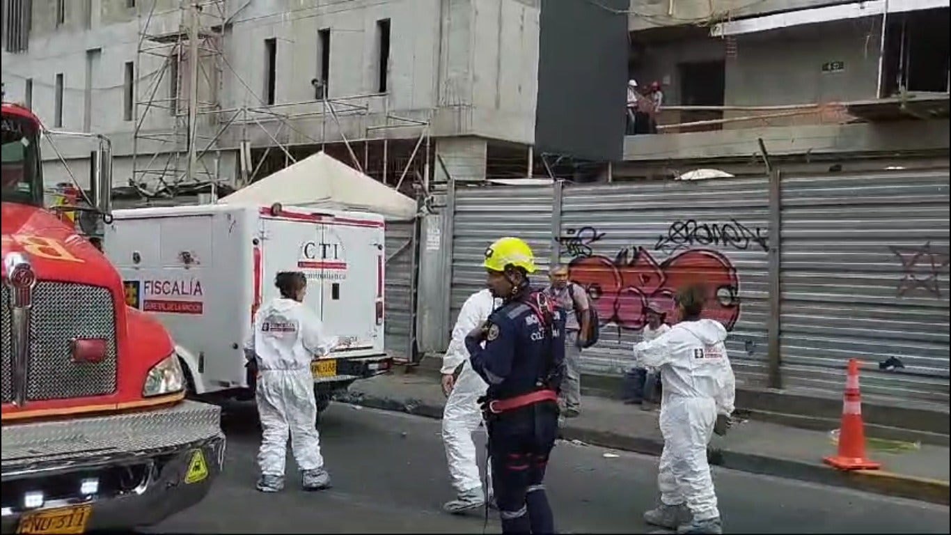 El hecho se presentó en la obra del edificio de la Fiscalía General de la Nación| Boberos Cali
