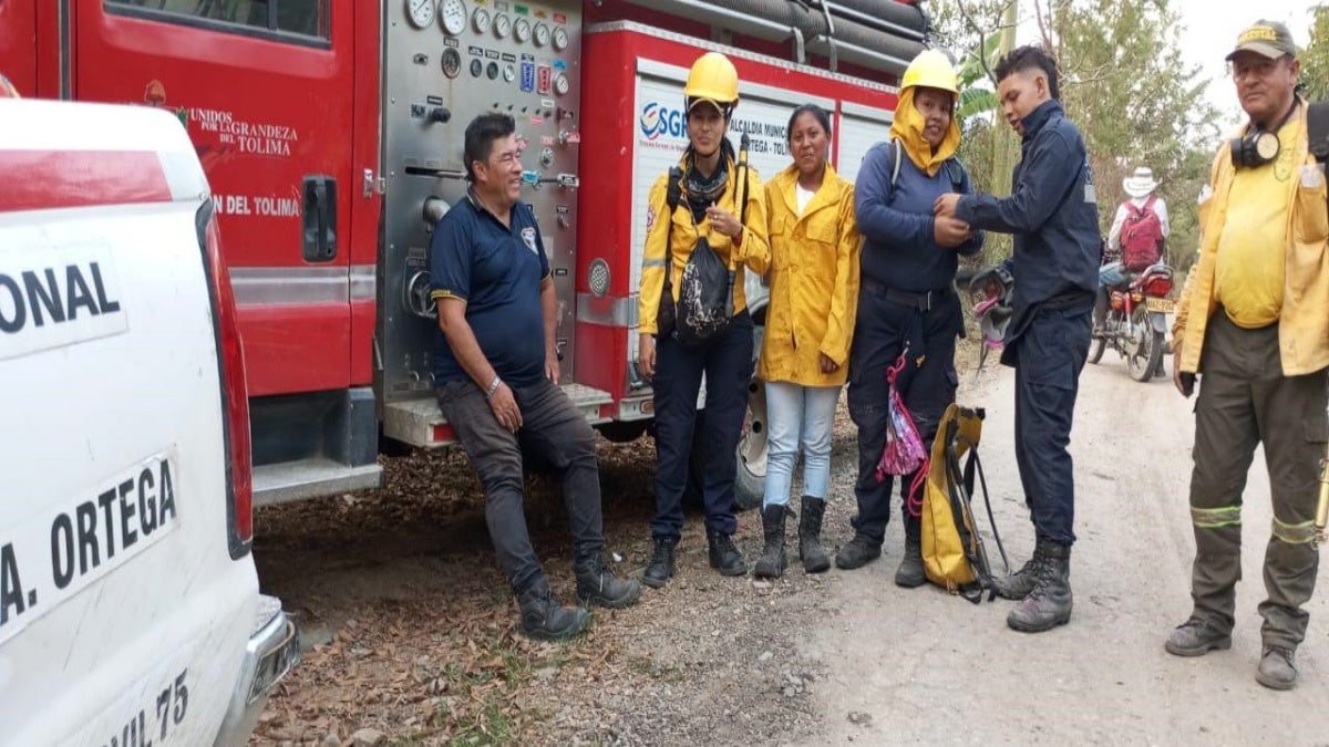 Atención de incendios Tolima