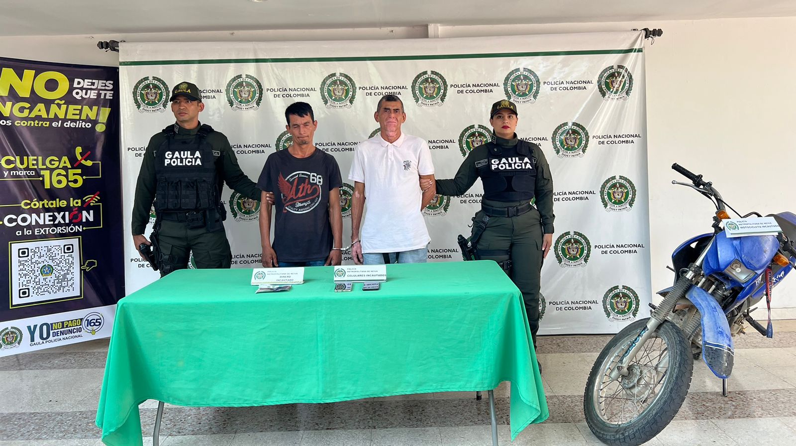 Capturados Extorsión