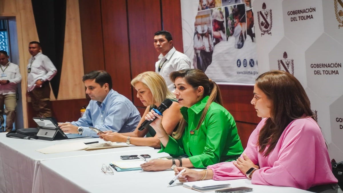 Gobernadora del Tolima con los gremios economicos