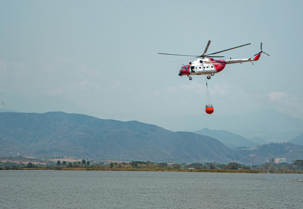 Helicóptero operación Jaque.