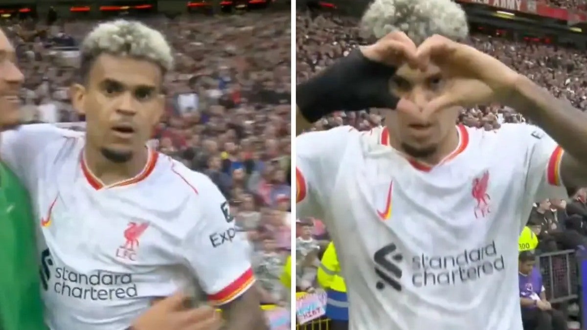 Luis Díaz anotó dos goles en la victoria del Liverpool.