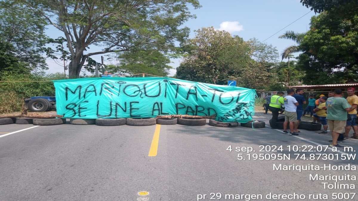 Paro transportador Tolima