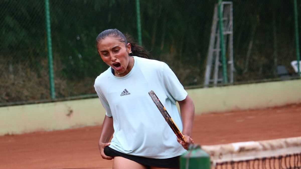 La tenista tolimense María Camila Romero, en Juegos Nacionales Juveniles 2024