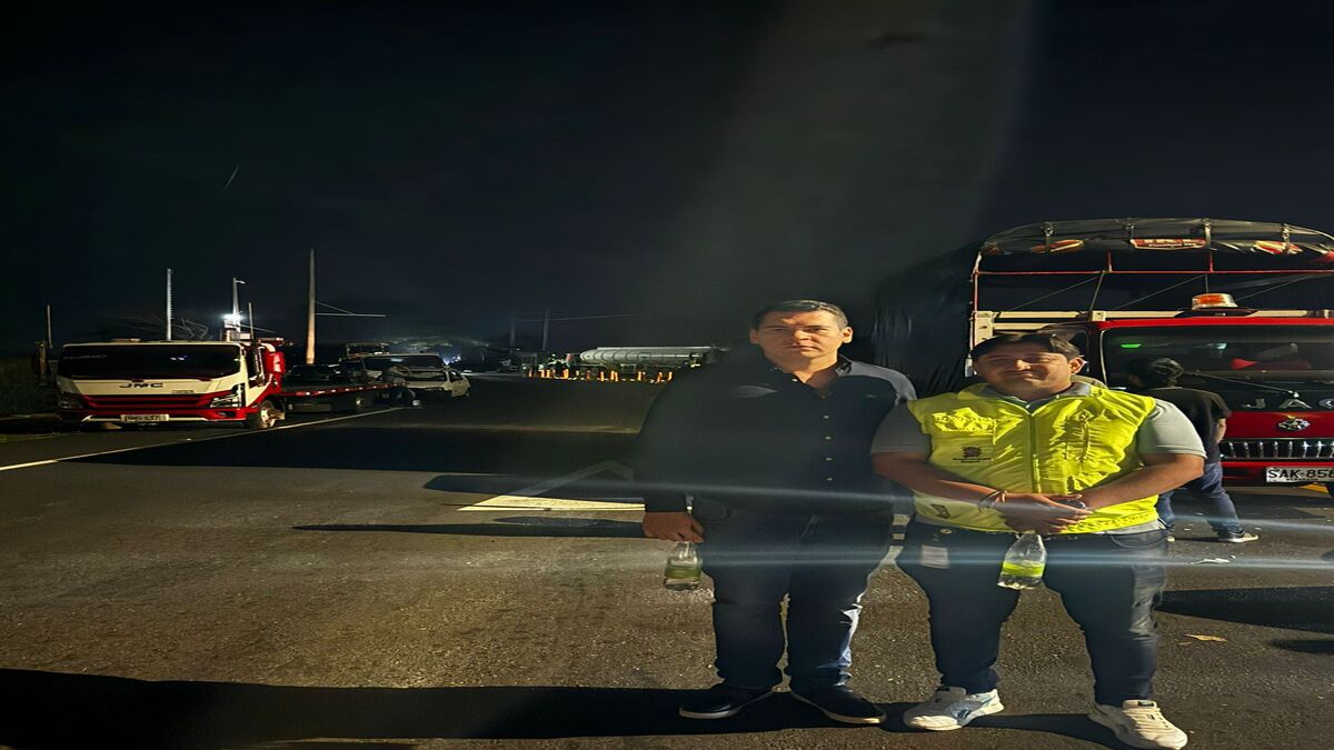 Bloqueo vía Ibagué - Alvarado