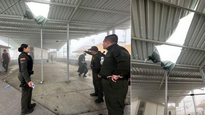 Estación de Policía de Anzoátegui | Atentado con drones de las disidencias | Ataque terrorista Anzoátegui | Octubre 2024