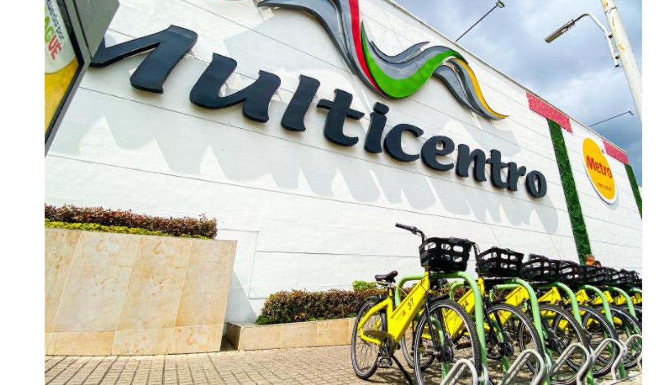 Bici estación en Centro Comercial Multicentro