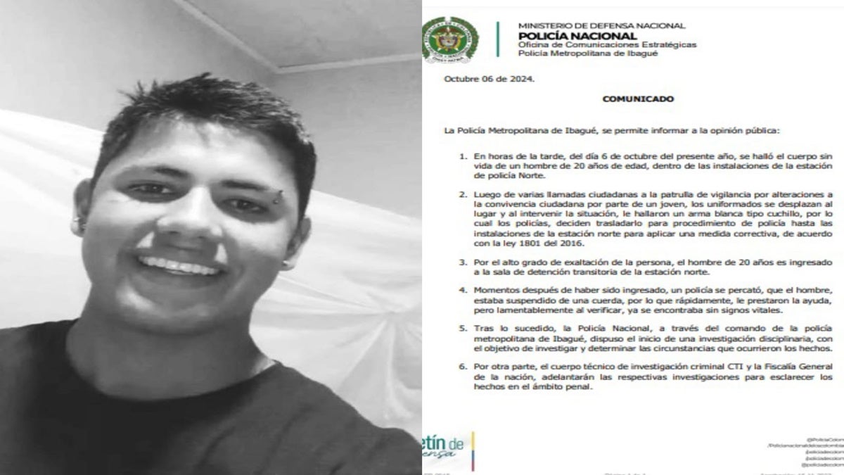 Metib emitió un comunicado sobre la muerte de Yefferson Baquero en la Estación Norte de El Salado