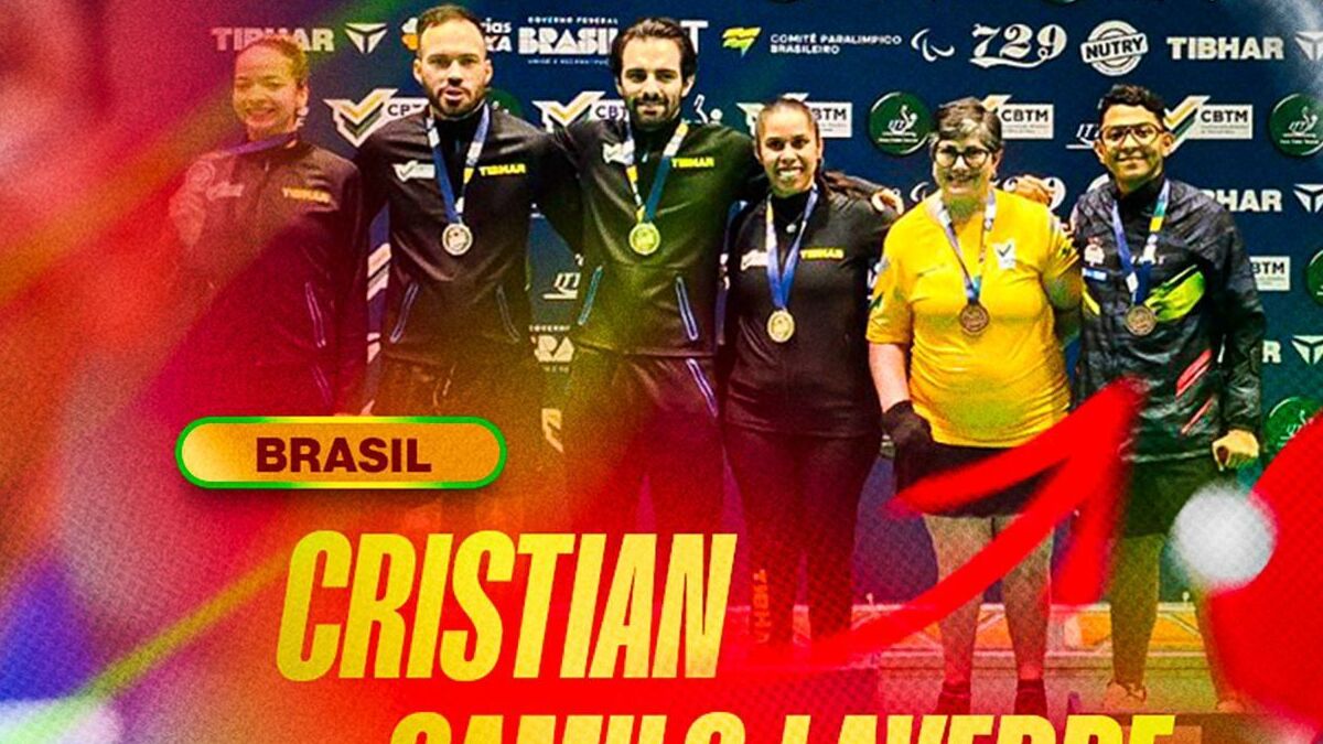Camilo Laverde, bronce en el ITTF Fa20 del Brazilian Para Open 2024
