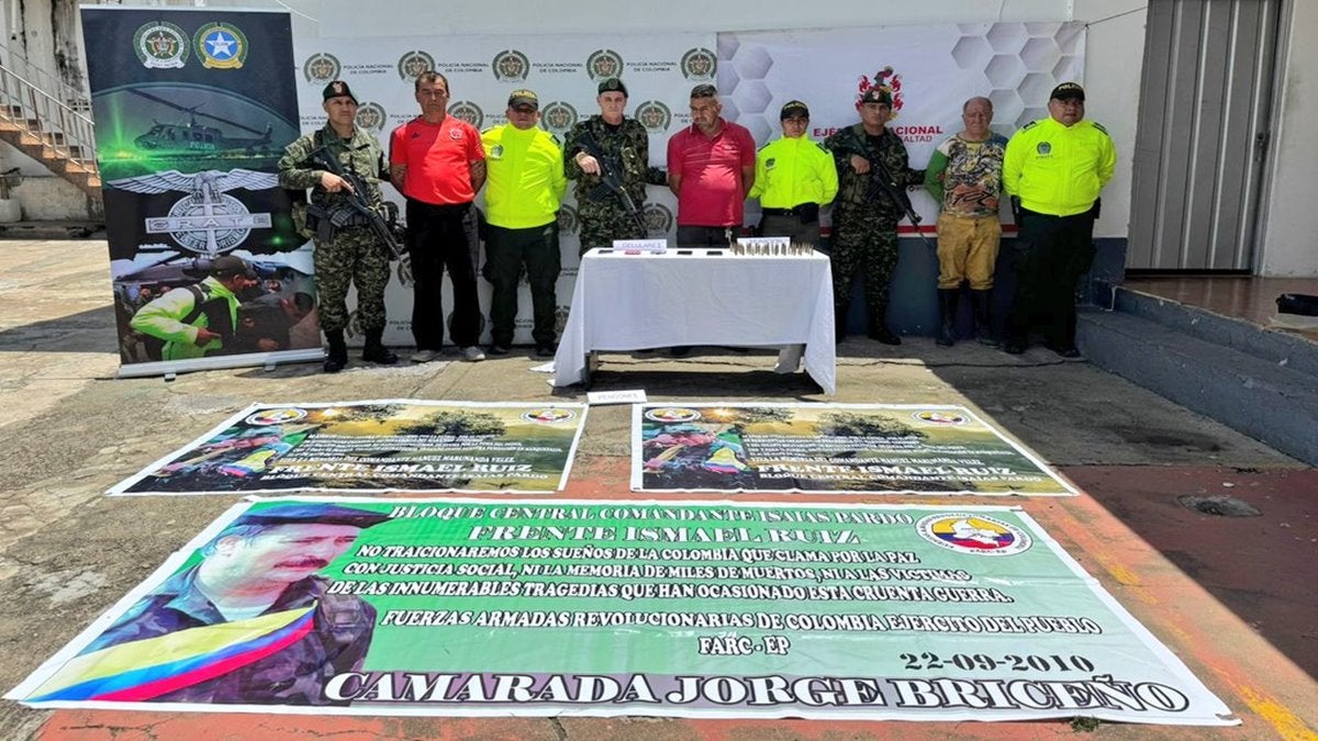 Ejército capturó tres guerrilleros de la Ismael Ruiz en el sur del Tolima