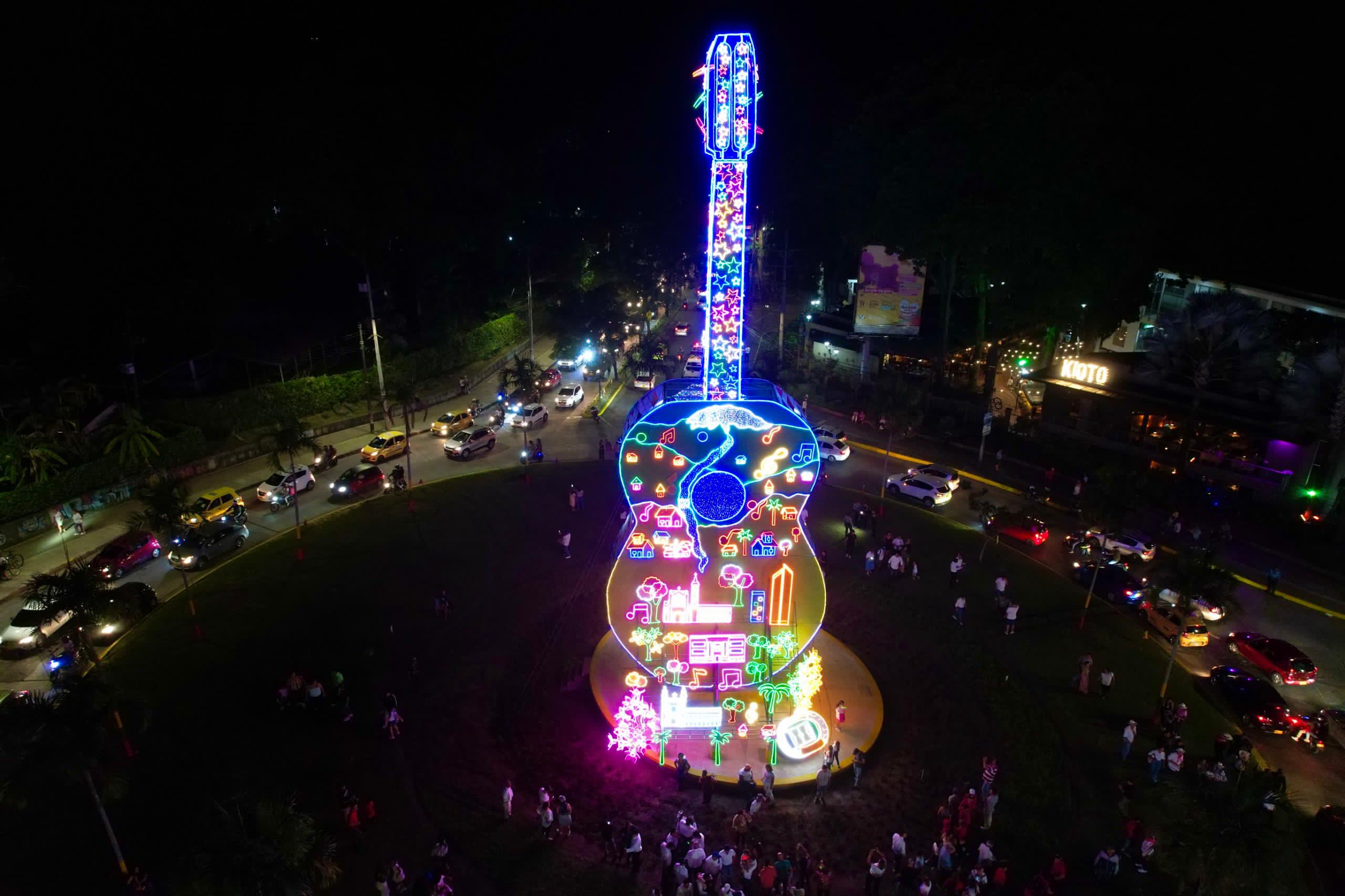 Inauguración guitarra Ibagué 474 años