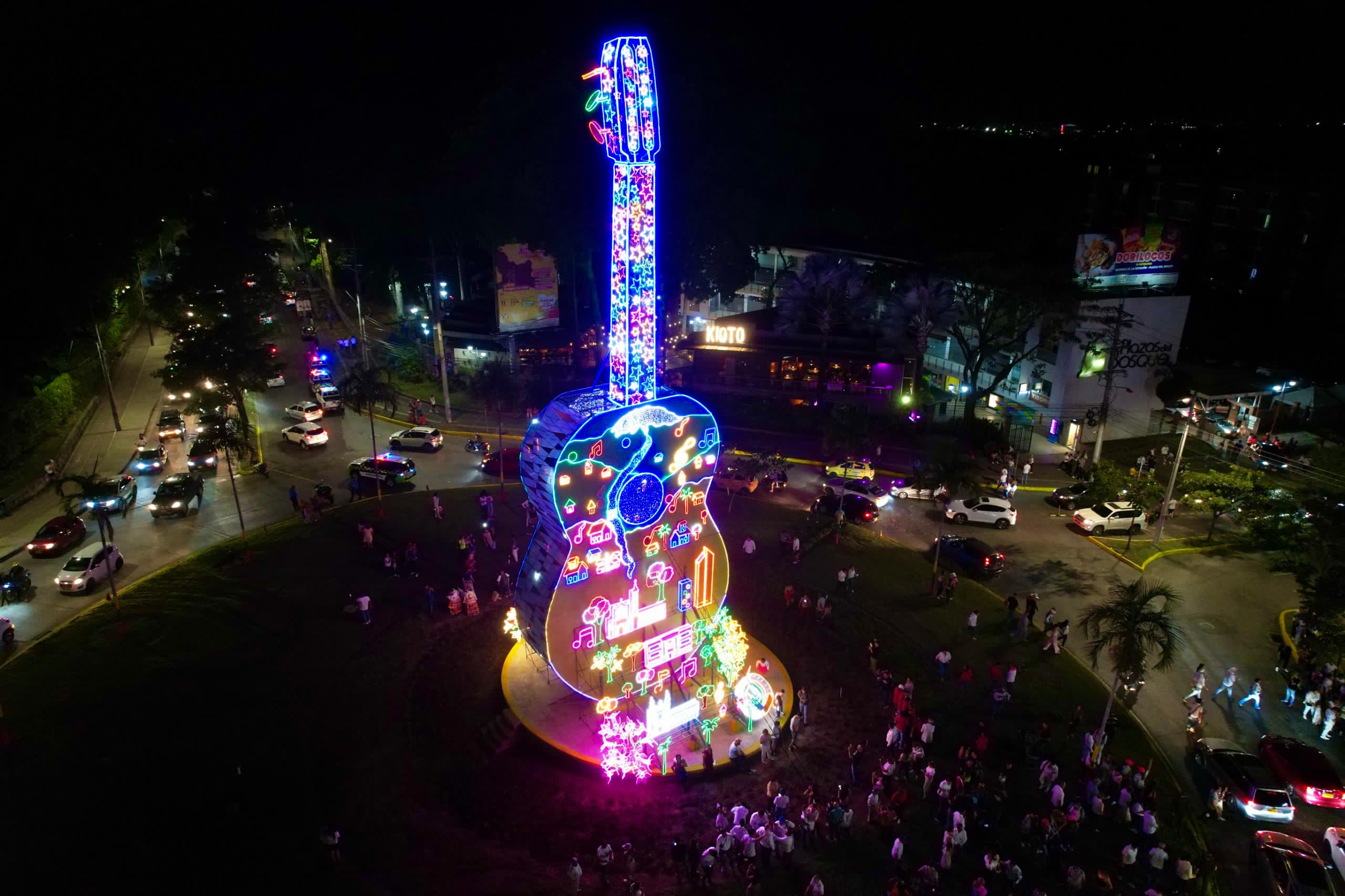 Inauguración guitarra Ibagué 474 años