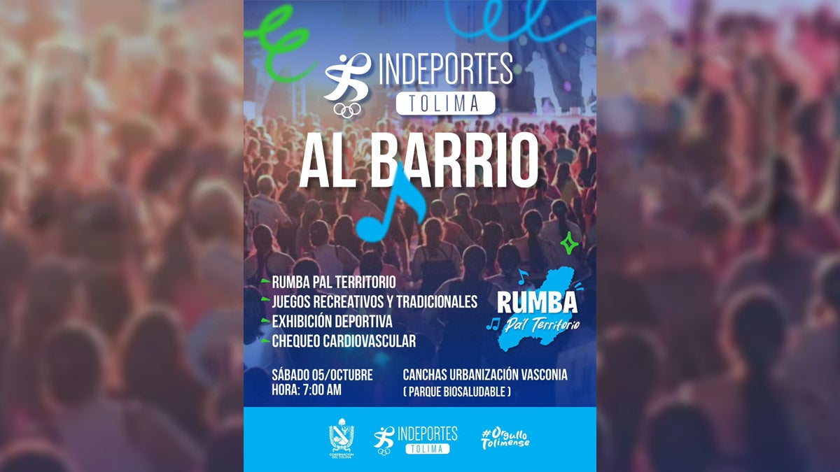Indeportes al barrio