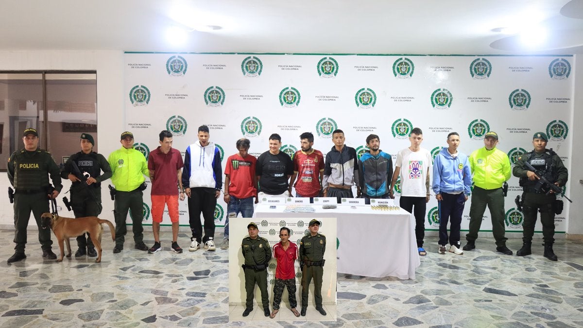 Tras cinematográfico operativo cayeron ‘Los Pijaos’ por microtráfico en las comunas 11 y 12 de Ibagué