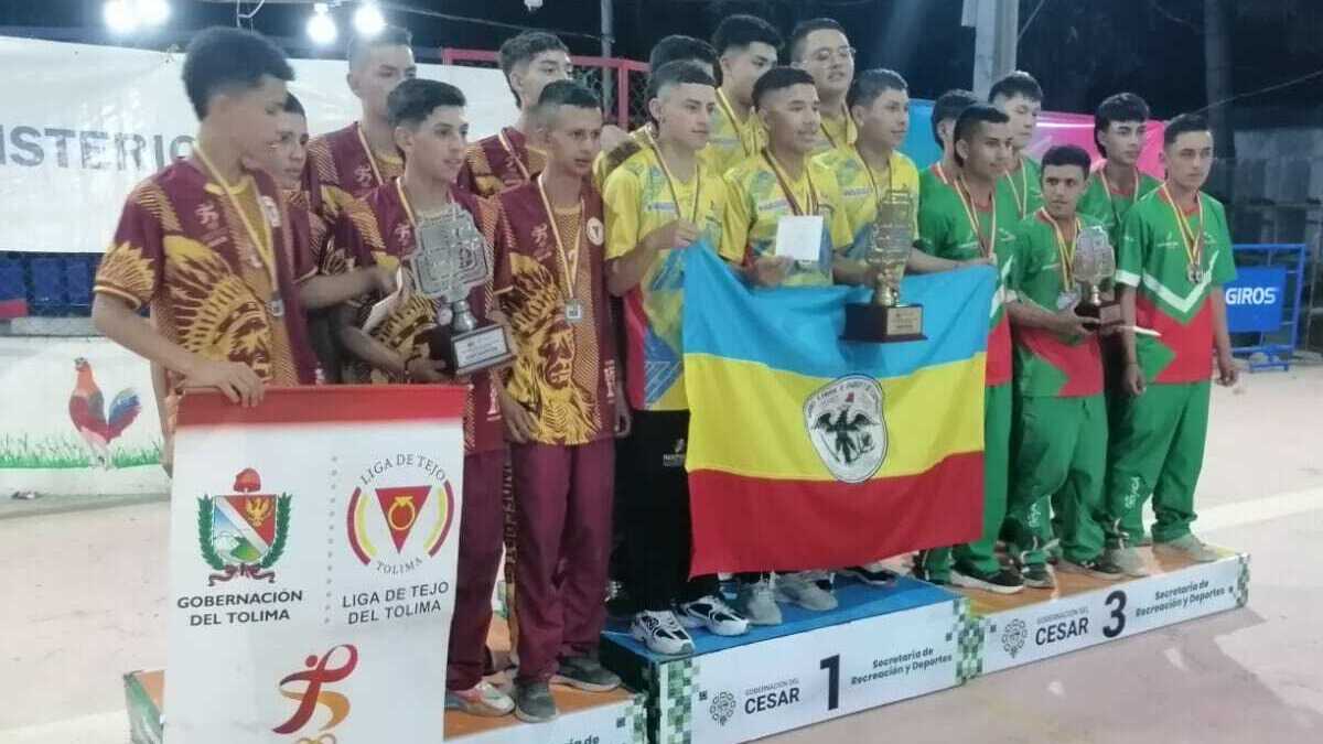 El tejo del Tolima ganó plata en Nacional Juvenil en Valledupar
