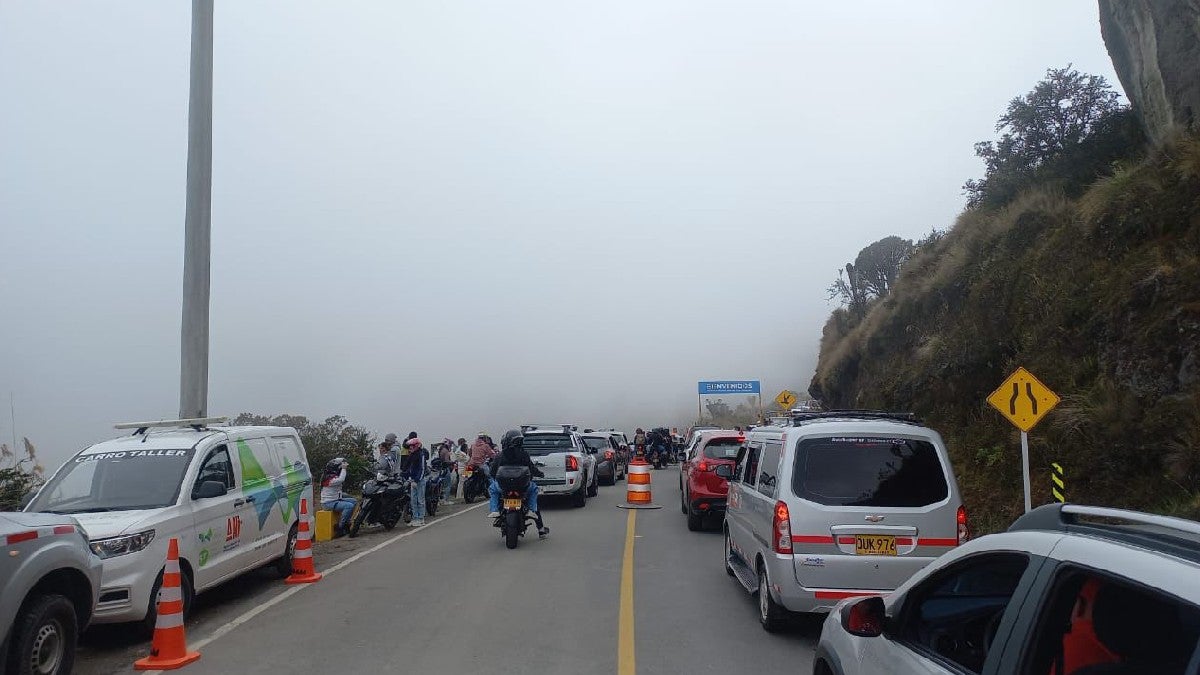 Turistas Vía Murillo Manizales Octubre 2024