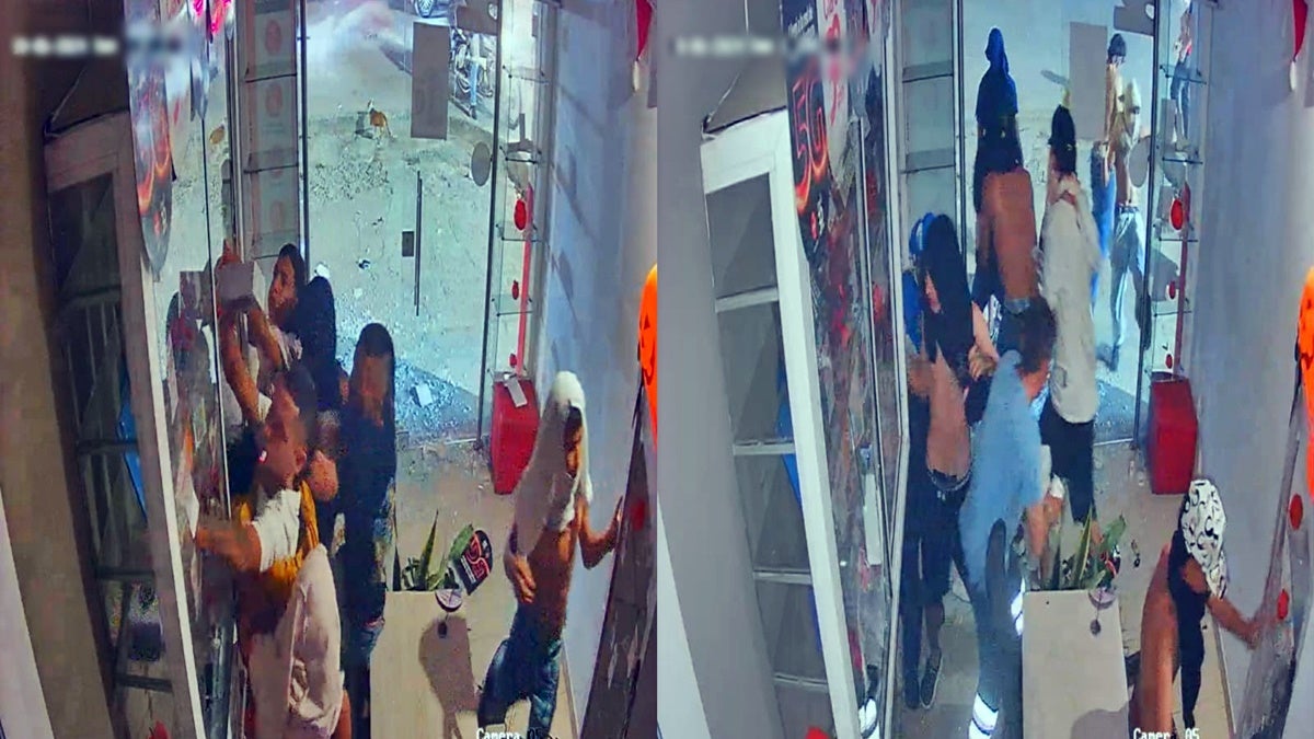 ¡Investigación! Vandalizaron local de Claro en El Salado