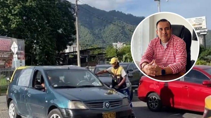 Secretario de movilidad sobre paleteros