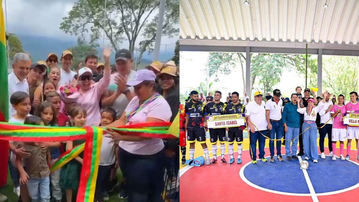 Entrega de parque por parte de alcaldesa Johana Aranda