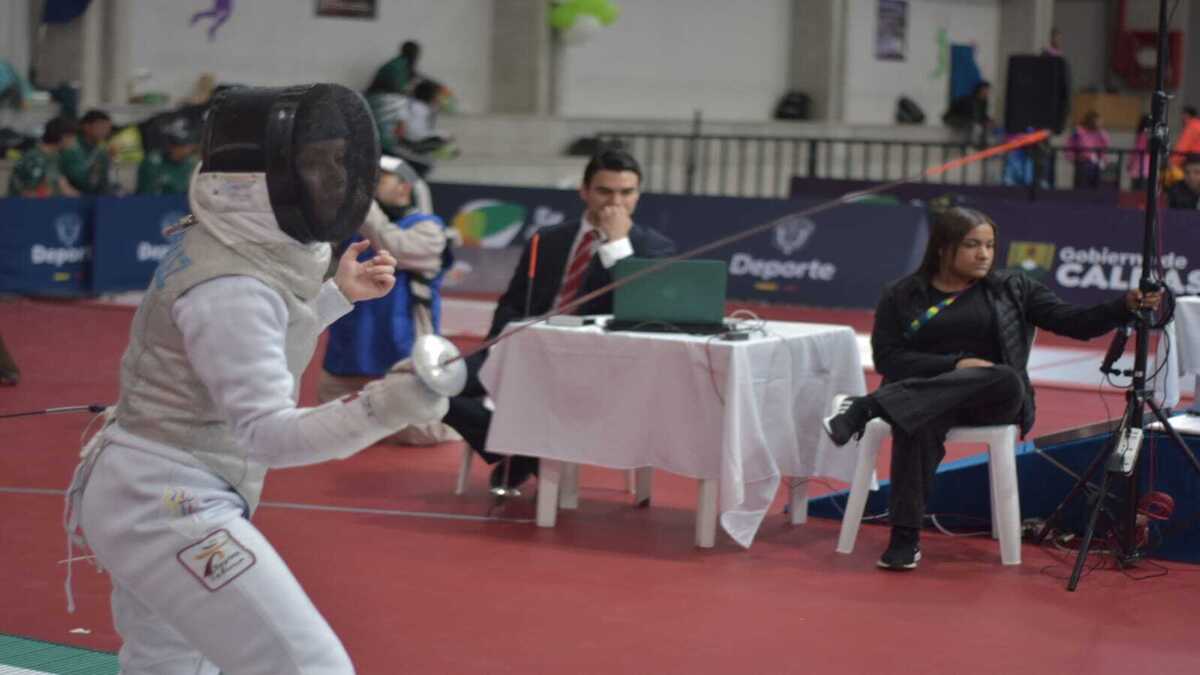 Ana Catalina González, oro en esgrima de los Juegos Nacionales Juveniles 2024