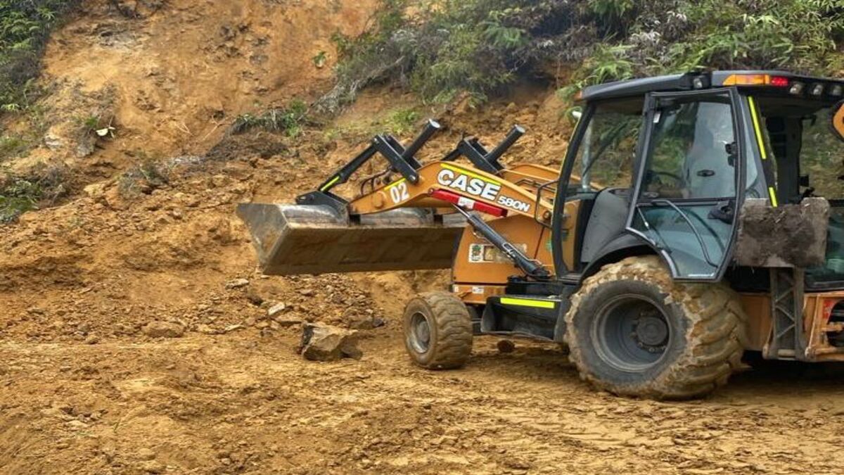 Derrumbe en Potrero Grande