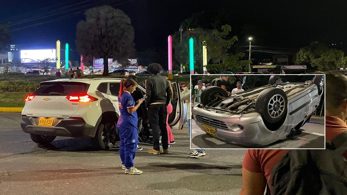 Un hombre herido tras choque de camioneta y particular en la 60 con Ambalá