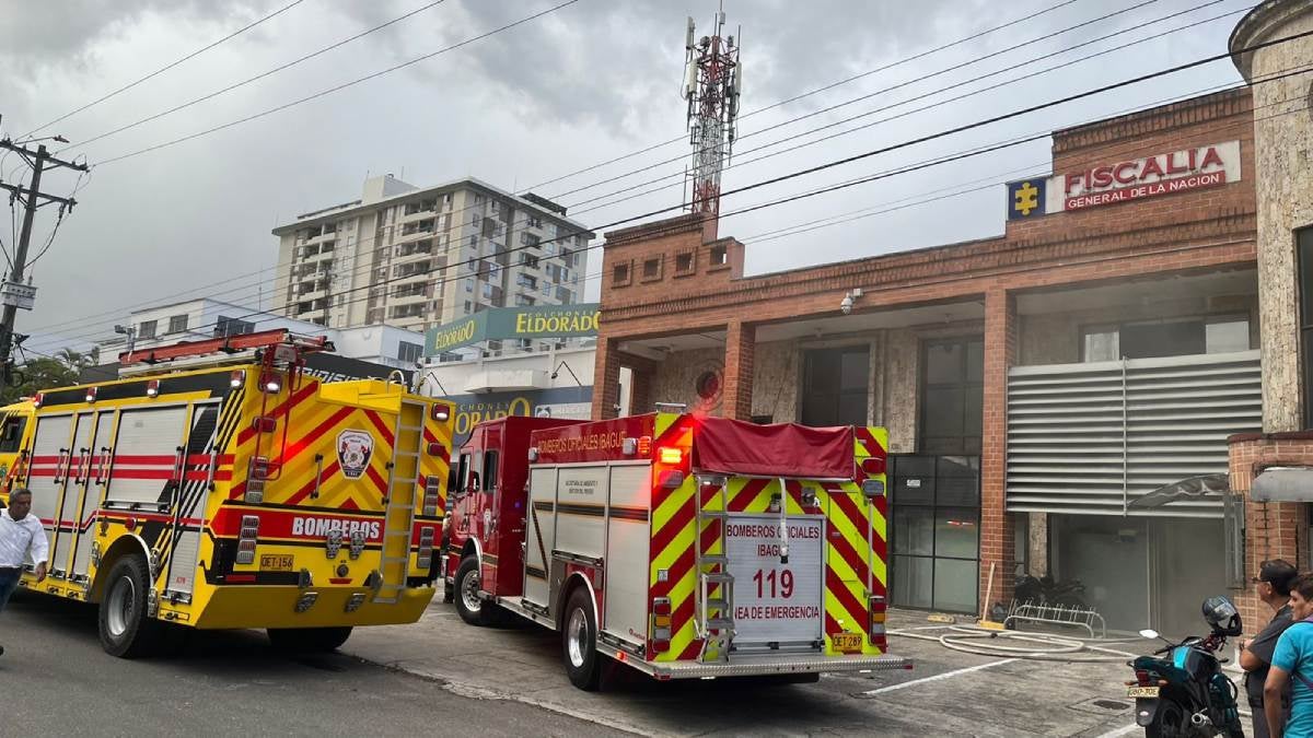 Incendio en sede de la Fiscalía | Ibagué | Incendio Fiscalía Ibagué | Noviembre 2024