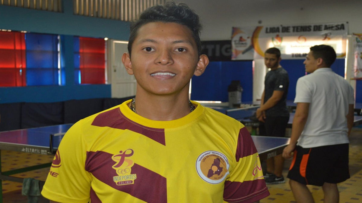 Cristian Camilo Laverde, entrenador de Paratenis de mesa del Tolima